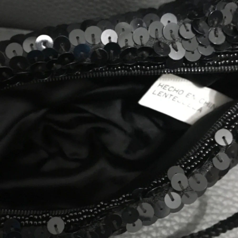 Mini Tube Sequin Crossbody Bag